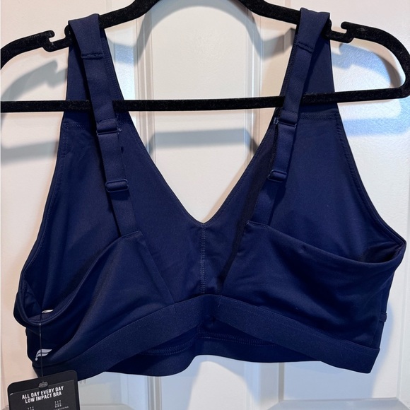Fabletics Women's Navy Blue Sports Bra - Picture 2 of 2